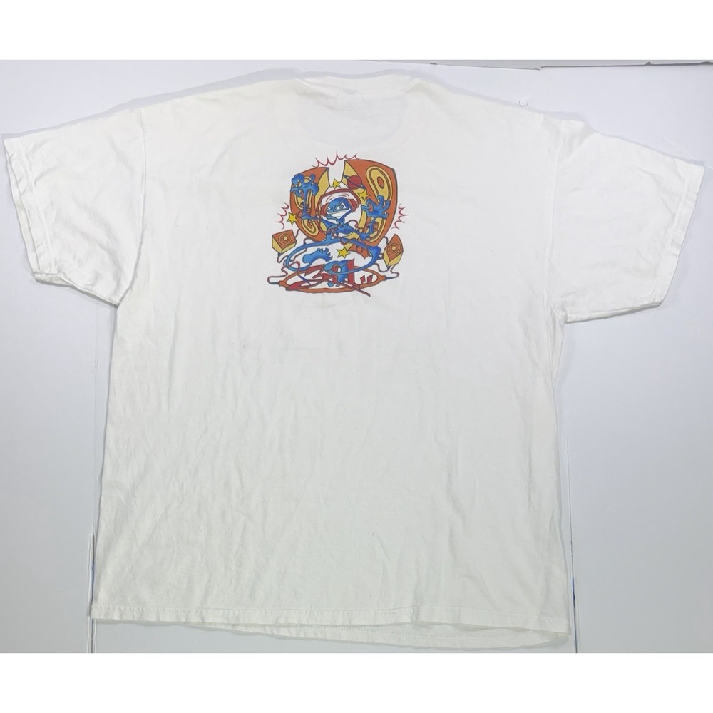 Vintage 311 Band T Shirt Delta Pro Weight White Graphic Mens XL 90s